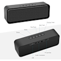 Pikkukuva 2 / 5: (Musta) Kannettava Langaton Kaiutin, Bluetooth 5.0 Kaiutin 3D-Äänentoistolla
