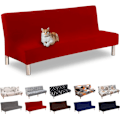 Miniatyrbillede 1 af 5: Sofa Betræk Uden Armlæn 3-Sæders Universal Stræk Clic Cl DXGHC