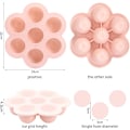 Miniatyrbillede 2 af 5: Isbitbakke, Silikonfrysning Puré Bebe, Premium Kvalitet DXGHC