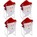 Miniatyrbild 1 av 5: Tomte Stolsöverdrag, Julstolsryggöverdrag Dekoration DXGHC