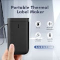 Pikkukuva 3 / 5: (Valkoinen) Tarranauha-tarra-automaatti, langaton, Bluetooth, portti