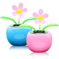 Miniatyrbillede 1 af 4: Solcelledansende Blomst, (2 Styk) Plastik Solcelledansende Blomst DXGHC