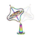 Miniatyrbillede 1 af 7: Desktop Stressaflastende Gyroskop Dekompression Hypnose Rotationsgyro