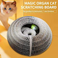 Miniatyrbild 4 av 4: Organisk magisk kattklösbräda kattvindspel leksak slipning scra