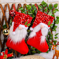 Miniatyrbild 2 av 5: 3 st julstrumpor Godis Julstrumpor Ansiktslösa Gamla Män G