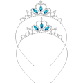 Pikkukuva 1 / 6: 2 kpl Prinsessan kruunu hiusnauha tytön tiara hiusnauha tiara Rhin