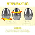 Miniatyrbilde 4 av 6: Mekanisk eggtimer, 60 minutters kjøkkentimer for matlaging
