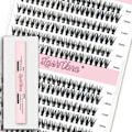 Miniatyrbild 4 av 4: Ögonfransar 240 ST Kluster Lash Bond and Seal Makeup-verktyg DIY-fransar Förlängningssats för limning av fransar Limning