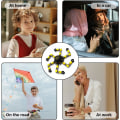 Miniatyrbilde 5 av 7: 3 stk. Spinners, DIY Deformerbar Robot Fingertipsleker, Stressavlastning