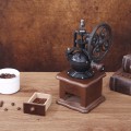 Miniatyrbillede 4 af 6: Vintage Svinghjul Kaffe Grinder Husholdnings Kaffe Grinder Ma