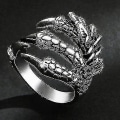 Miniatyrbild 1 av 5: Dragon Claw Ring Set, Gothic Ring Justerbar Wild Open Punk R DXGHC