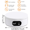 Miniatyrbillede 6 af 6: Elektrisk Drejeskive, Elektrisk Roterende Display Stativ, 360° Automatisk