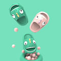 Pikkukuva 4 / 6: Sööt Cartoon Hai Sandaalit, Taapero Pienet Lapset Liukuvat Sandaalit, Ki