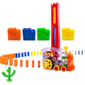 Pikkukuva 1 / 7: Domino-junarata, rakennus- ja pinoamislelu, luovat lelut, domino-junarata lapsille, A