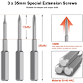 Miniatyrbild 3 av 5: 130-i-1 Precision Bitsats, Torx Skruvmejselset, Precision Skruv