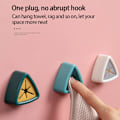 Miniatyrbillede 2 af 5: 3-pak Håndklædehylder, Slagfri Håndklædeprop Holder Badeværelsesorganisator Hylde Håndklæder Opbevaring Vask Klud Klip Badeværelse Køkken A