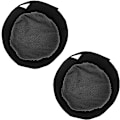 Miniatyrbillede 5 af 5: 2 stk. Unisex Kokkehat Madservice Sort Kokkehat Justerbar DXGHC