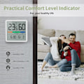 Miniatyrbillede 4 af 5: Indendørs Hygrometer Termometer, Desktop Digital Termometer med DXGHC