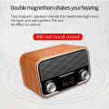 Miniatyrbillede 5 af 5: Bluetooth Retro Radio med AUX/FM, Backup Radio med Antenne, Cle