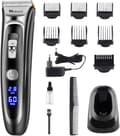 【Professionell Hårtrimmerset】: Hårtrimmer för Män, 11 i 1