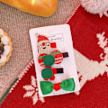Miniatyrbild 6 av 6: 12 stycken julbarnshuvudbonader hårklämma snögubbe hår c