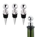 3-pack Metall Vinkork - Vinstoppare Silver silver