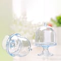 Miniatyrbillede 3 af 5: 12 stk. Mini Kage Klokke Stativ, Mini Transparent Kage Stativ, Fo