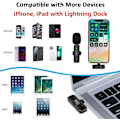 Miniatyrbilde 5 av 7: Profesjonell trådløs lavalier-klippmikrofon for iPhone og iPad