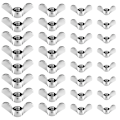 Miniatyrbillede 1 af 5: 60 stk. Vingmøtrikker i Rustfrit Stål Vingmøtrik M4 M5 M6 M8 Butterfly Wi