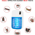 Miniatyrbild 3 av 4: Insektsfälla för inomhus, 2 st Flugsmällare för inomhus, Insektsfällor för inomhus med blått ljus, Myggdödare för barn & husdjur, Bug I