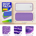 Miniatyrbillede 3 af 5: Genanvendelige moppepuder, der er kompatible med Swiffer Wet Jet Mop - 6-pak våde puder, genopfyldelige, vaskbare mikrofibermopper, våde og tørre mopper