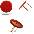 Miniatyrbillede 2 af 7: 300 stk. Dekorative Push Pins Runde Tommelknapper Forskellige Farver