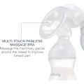 Miniatyrbillede 4 af 5: Manuel Brystpumpe, Amning, 130ml, Ergonomisk, Skridsikker, BP