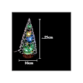 Miniatyrbilde 1 av 4: Cedar Green Mini Juletre LED Hvit Lys Furu Nåler Chris