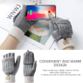 Miniatyrbillede 2 af 7: Vinterhandsker til kvinder Touchscreen Handsker Strikket Fingerhandsker Spor