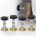 Miniatyrbilde 1 av 5: 4-pakks hodegavlstoppere, justerbar sengestøydemper for vegg, sengestativstolpe anti-risting, hodegavlstabilisatorpute