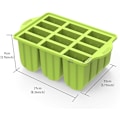 Miniatyrbillede 5 af 5: Genanvendelige BPA-frie Silikon Ispopsforme med 50 Træpinde DXGHC