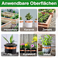 Miniatyrbillede 6 af 6: Kobber Sneglekontrol Bånd til Forhøjede Haveplanter 50mm x 20m
