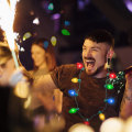 Miniatyrbilde 4 av 5: 2 stk Julelys LED9 lysende halskjede fargerikt stort lys