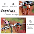 Miniatyrbillede 4 af 6: Vintage Læder Cykel Drikkeholder Cruiser Cykel Kaffe Kop Holder