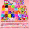 Miniatyrbild 6 av 6: 2500 stycken gummibandsset, gummibandsset, gummibandslåda glitter, el