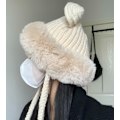 Pikkukuva 2 / 5: Sööt plush-neulostu Lei Feng -hattu lapsille, lämpimät korvasuojat