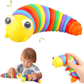 Miniatyrbild 2 av 7: 1 Stycke Färgglad Avkopplingssnigel Snigel Snigel Snigel Caterpillar Decomp