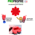Miniatyrbillede 6 af 6: 3 stk. Opvaskemaskine Silikon Svampe - Induktion Kogeplade Miracle Svampe