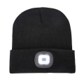 Pikkukuva 2 / 5: Unisex LED-pipo valolla, talvinen neulottu valaistu otsavalo H