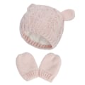 Miniatyrbild 1 av 5: Babyhatt och Vantar Baby Flicka Pojke Beanie Set Stickad Vinter H DXGHC