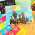Miniatyrbillede 2 af 5: Scratch Paper Kit Kreativ Sød DIY Scratch Art