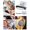Pikkukuva 5 / 5: 50 Arkkia Tattoo-stencilpaperia, Yhteensopiva M08F-tulostimen kanssa, A4-koko