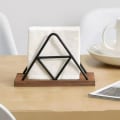 Miniatyrbillede 4 af 5: Serviet Holder til Bord, Bord Serviet Holder, Geometrisk Design P