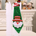 Miniatyrbillede 4 af 5: 4 stk. Julepynt Sløjfer Santa Claus Snemand Rendeer Ti